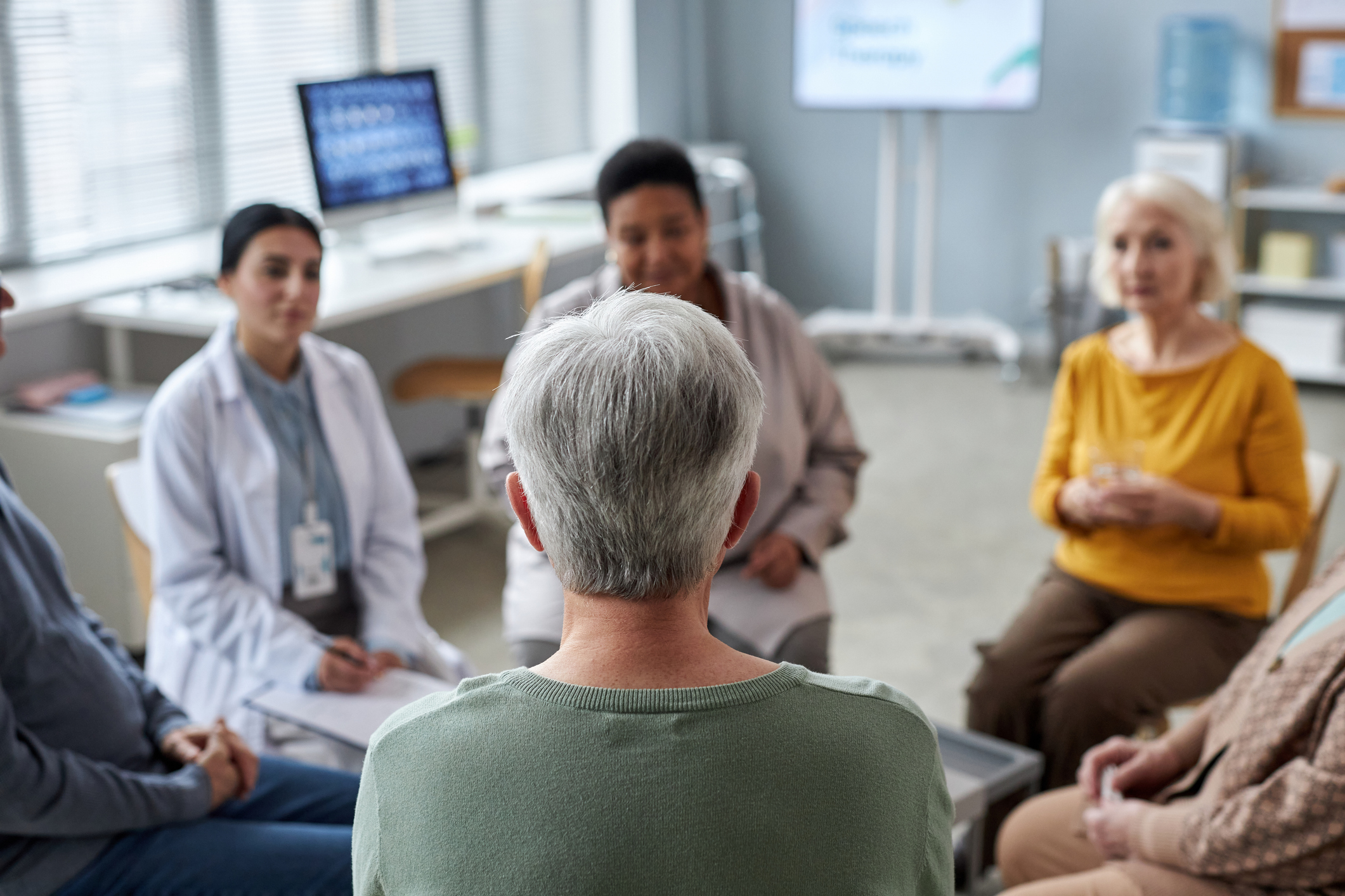 Summit Health virtual cancer support group meeting providing emotional support and guidance for patients and caregivers