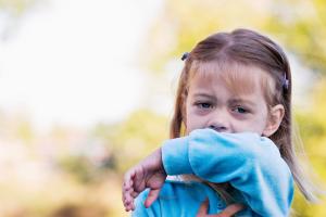 Child coughing from croup