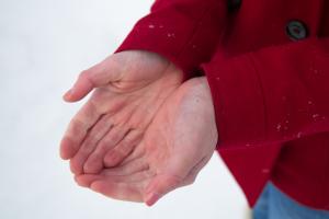 Raynaud's Phenomenon turning a person's hands different colors in the cold